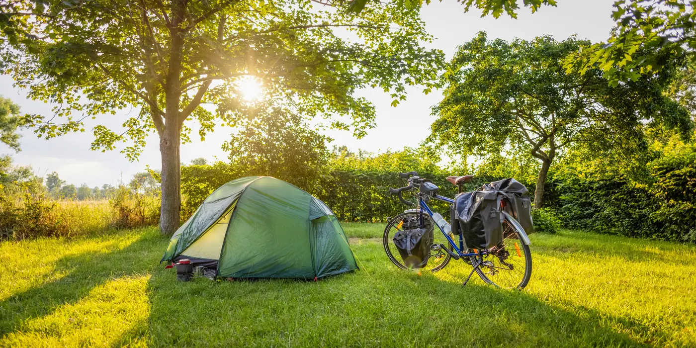 camping velo randonneur saint genix sur guiers